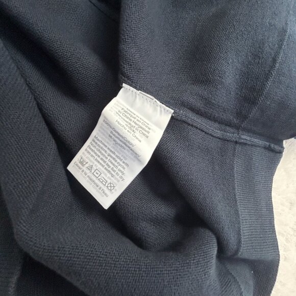 J.Crew Mens Cotton Crewneck Sweater XXXL Navy Pullover Long Sleeve L1239 New - Picture 4 of 7